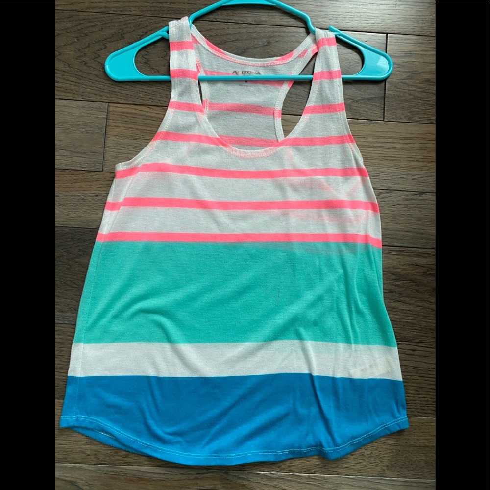 Arizona Jeans Striped Tank Top